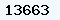 13663