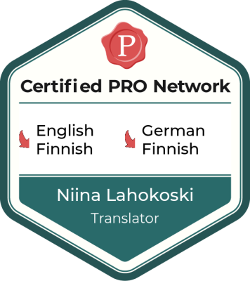 Certified Pro Translator